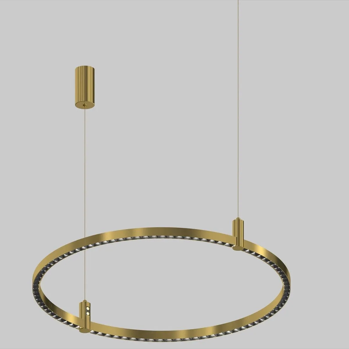 Ledowa Lampa wisząca Diamante No.2 CO1 80cm złota - obrazek 6