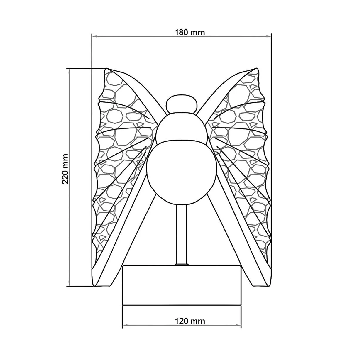 Kinkiet Mariposa srebrny LED CCT - obrazek 8