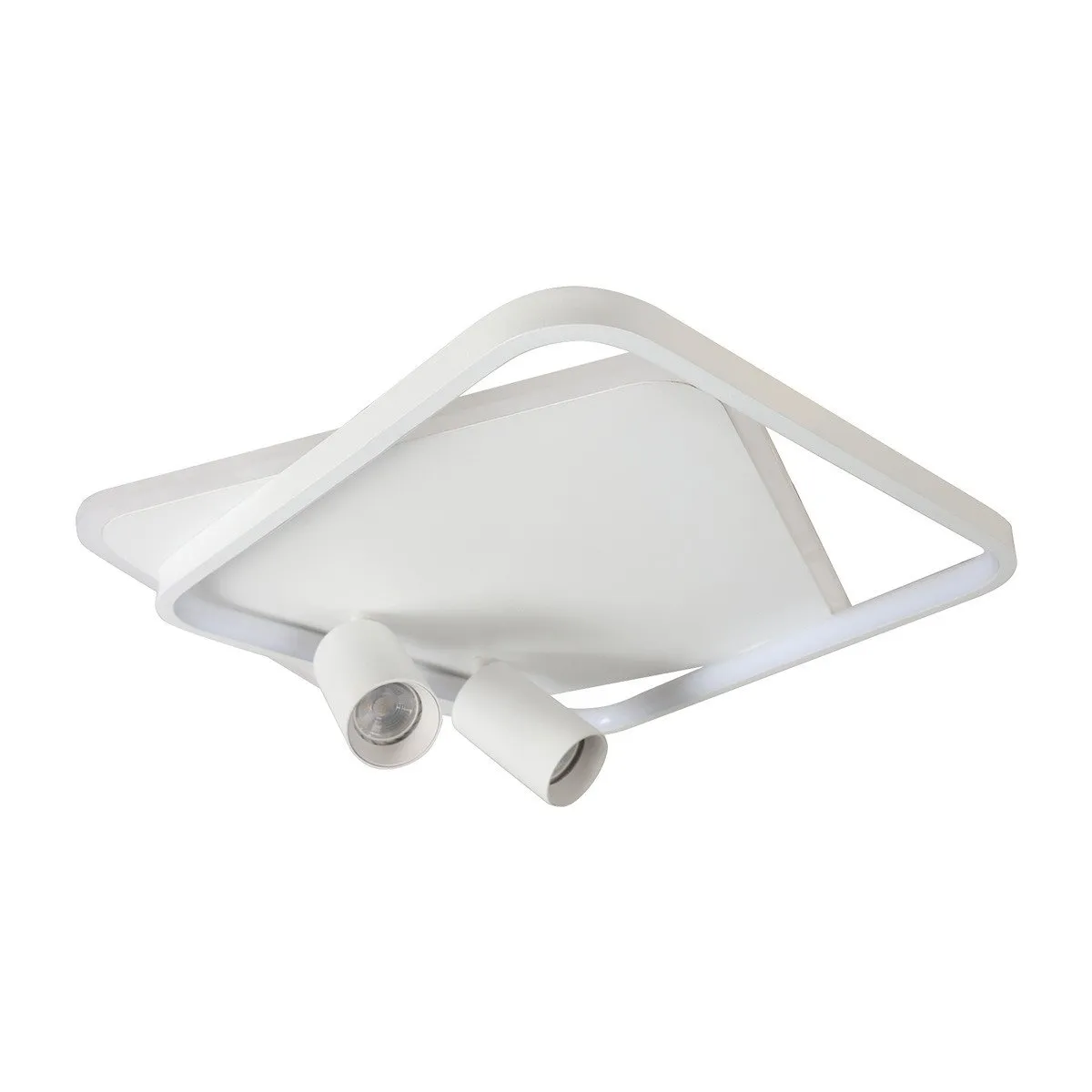 Plafon Parma 2 kwadratowy biały 2xGU10 LED CCT - obrazek 2