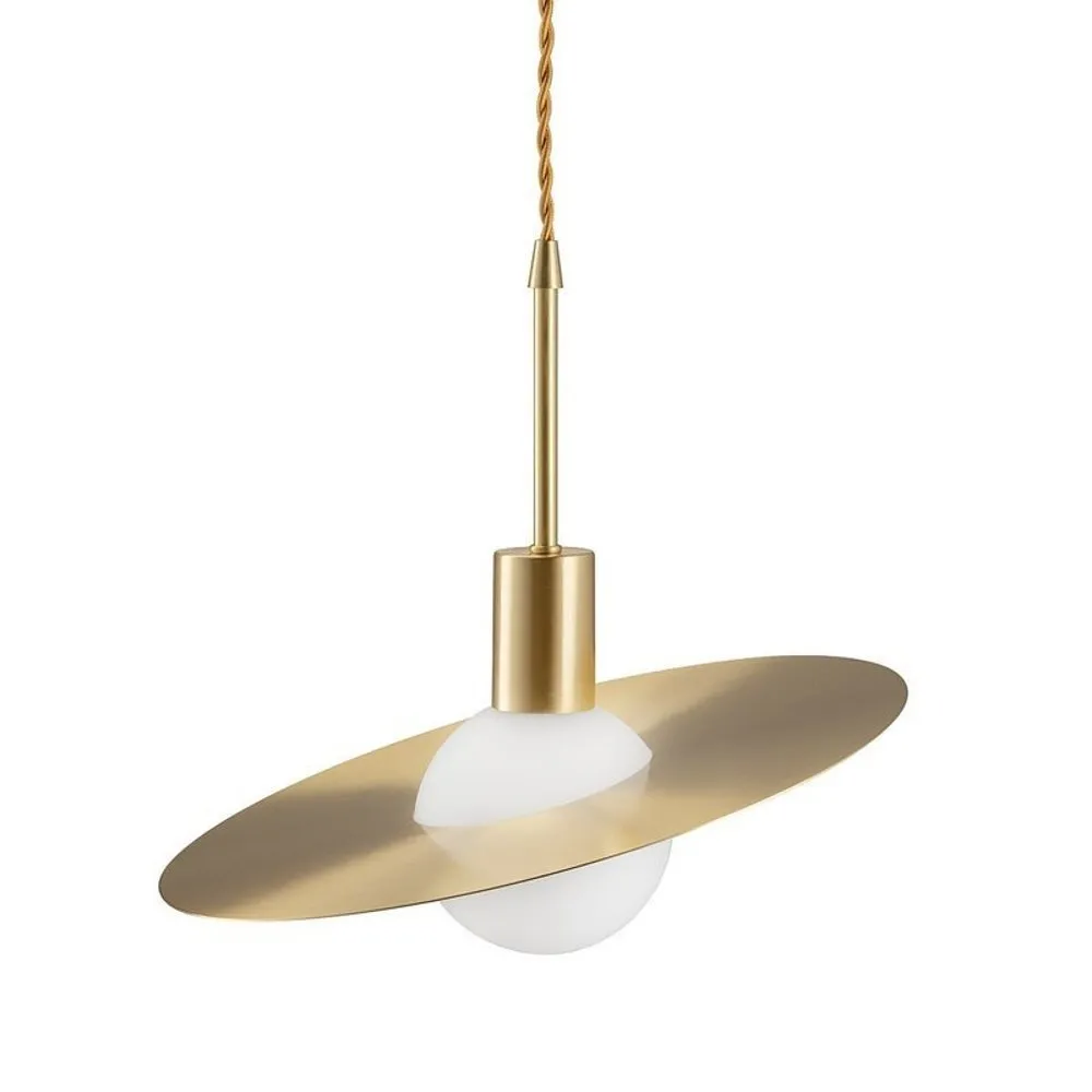 Lampa wisząca JUPITER złota 30 cm - obrazek 6