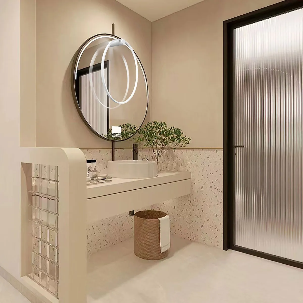 Kinkiet Mirror S biały LED 3000K - obrazek 3