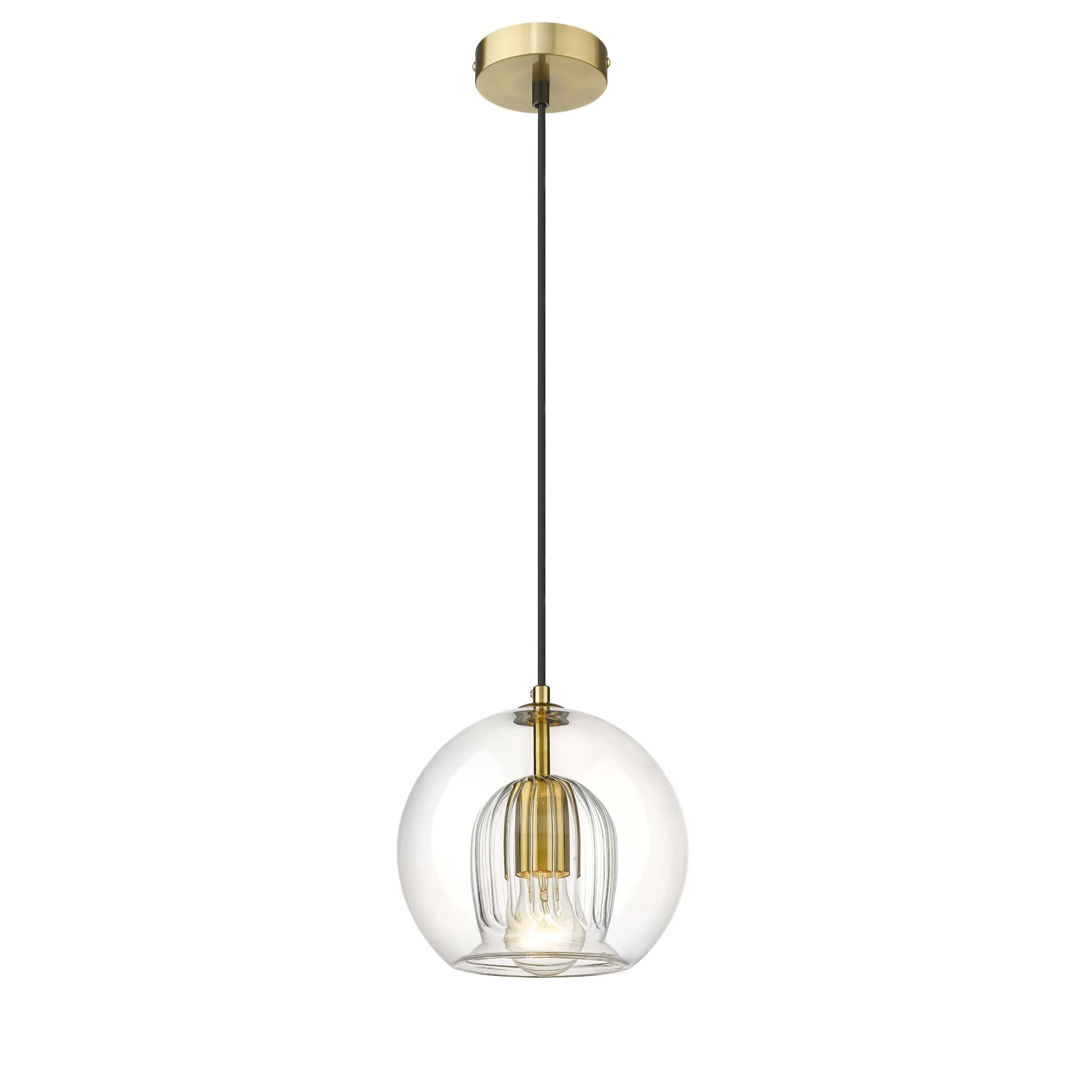 Lampa wisząca Arette złota 1xE27 - obrazek 4