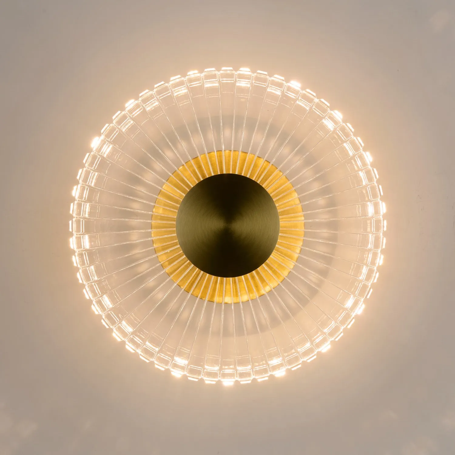 Lampa ścienna SUNBLAST - kinkiet LED 20 cm, złoty - obrazek 9