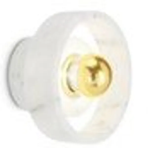 Lampa ścienna UNIVERSO marmurowo złota 18 cm