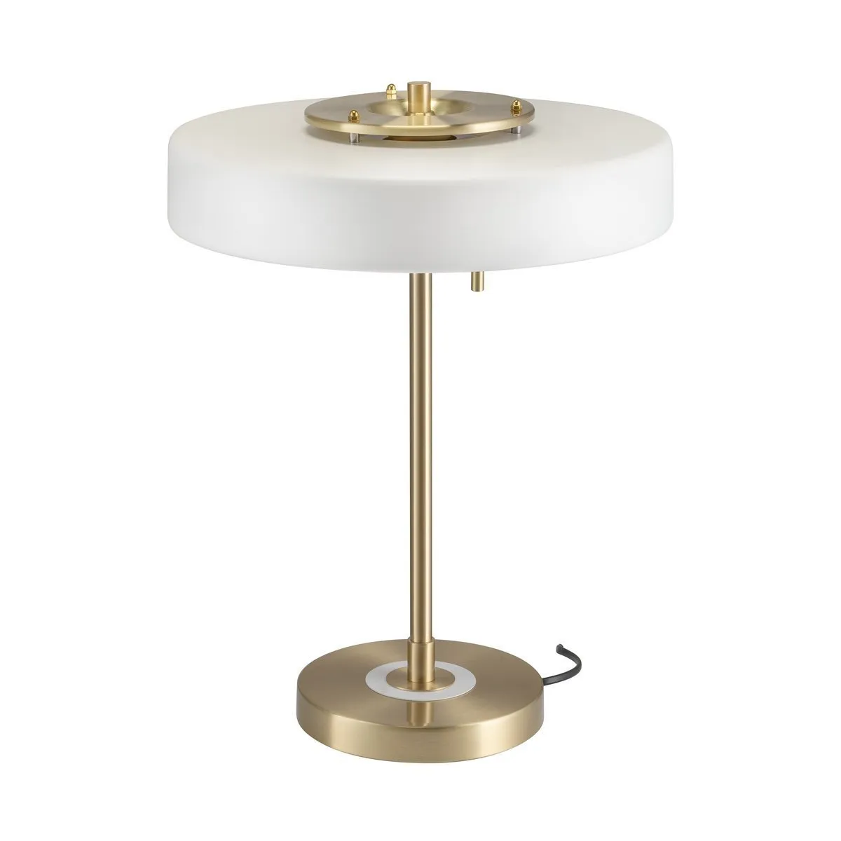 Lampa stołowa ARTDECO - biało - złota - obrazek 4