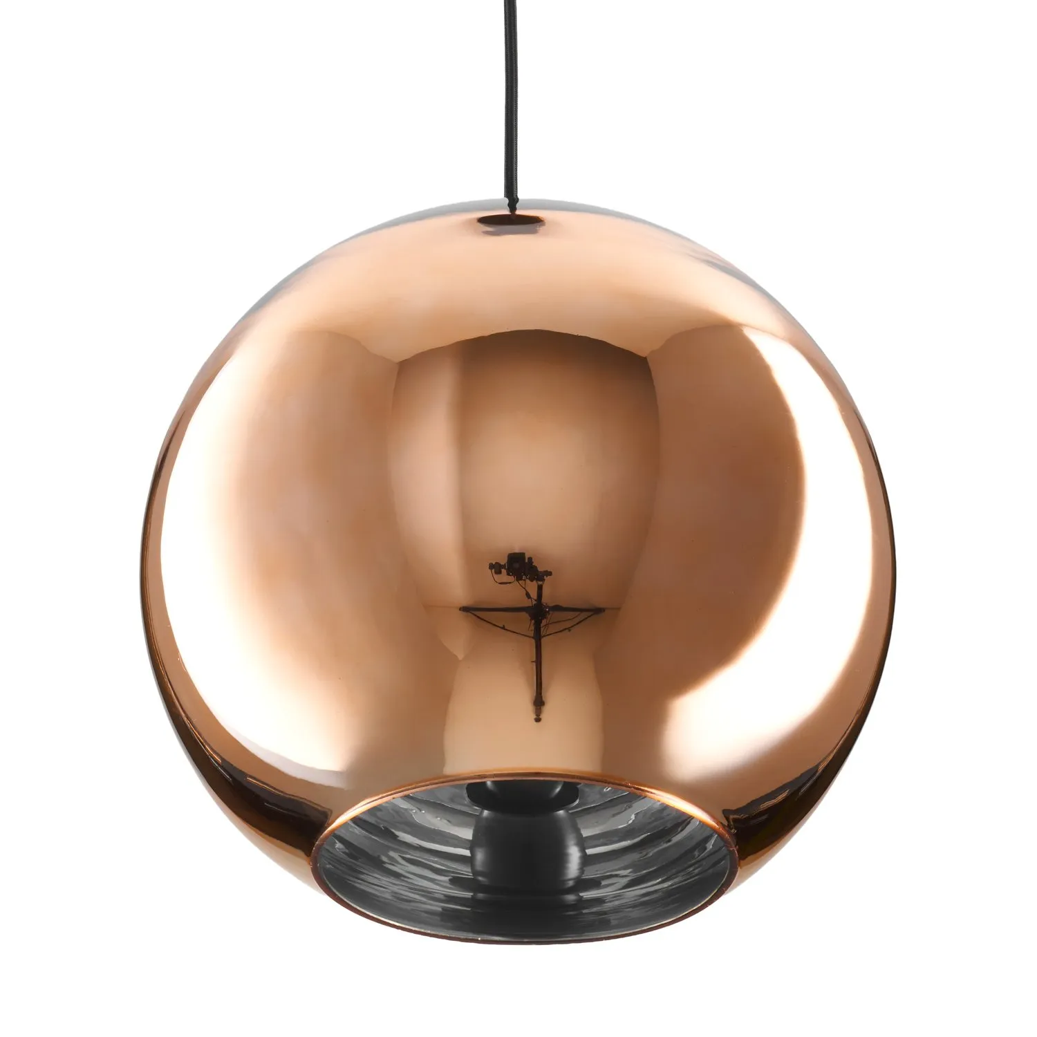 Lampa wisząca MIRROR GLOW - M miedziana 30 cm - obrazek 8