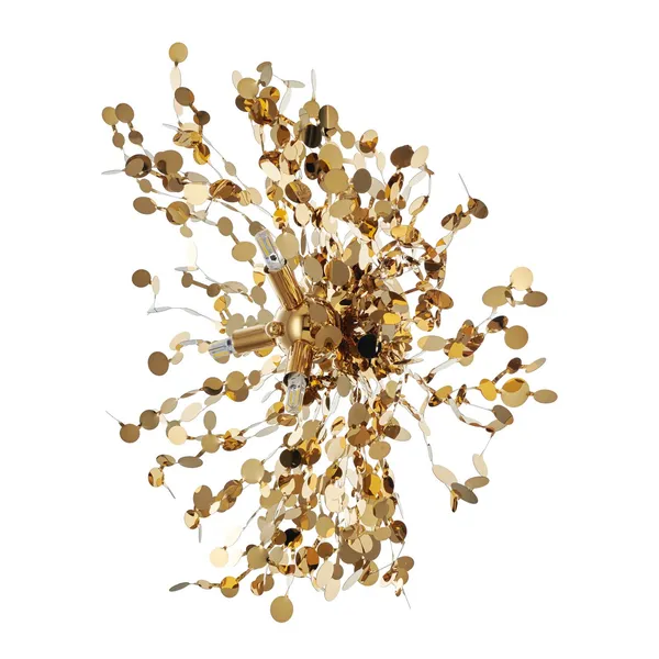 Lampa ścienna MONETTI  40 cm - kinkiet złoty, dekoracyjny