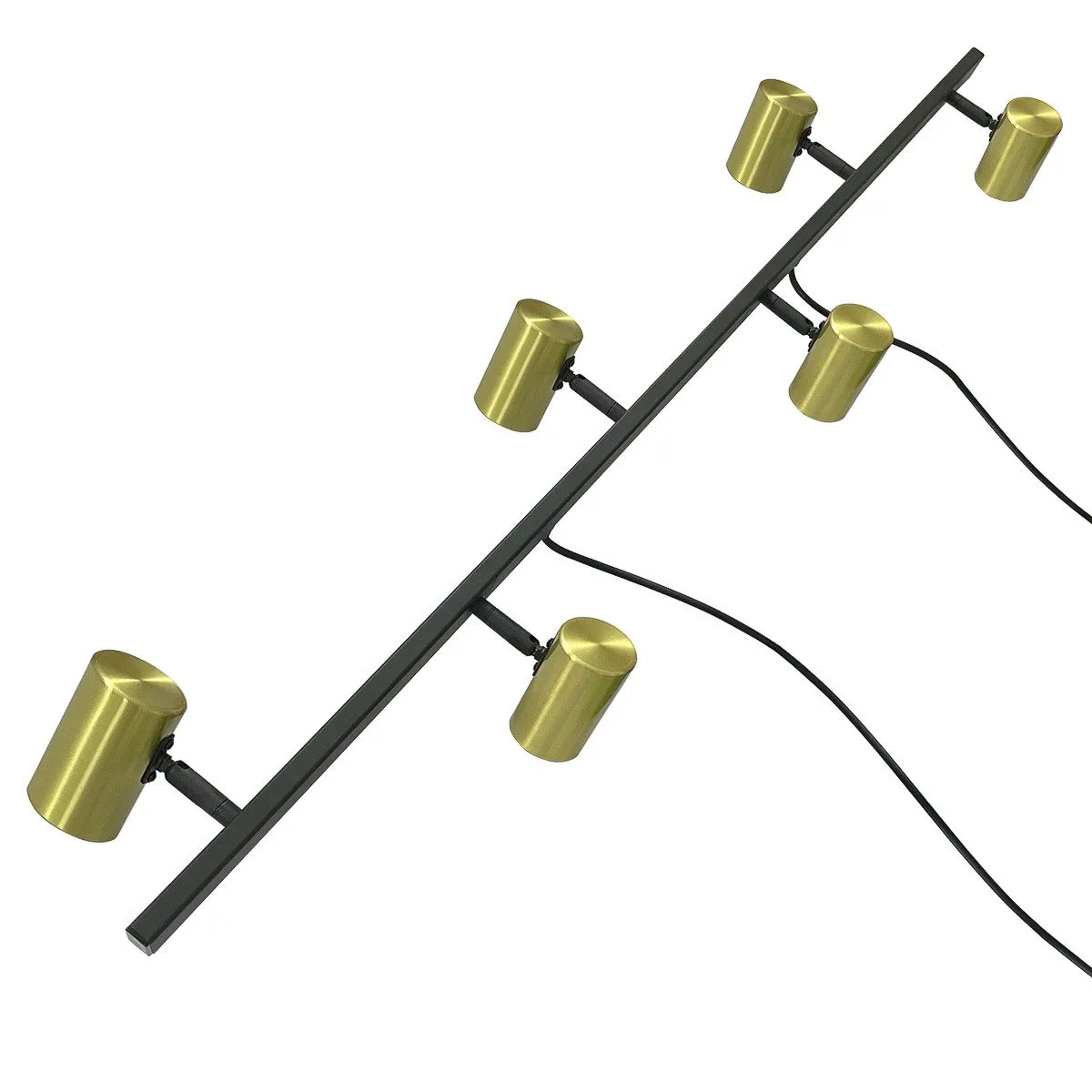 Lampa wisząca Snow 6 złoto - czarna 6xGU10 - obrazek 7