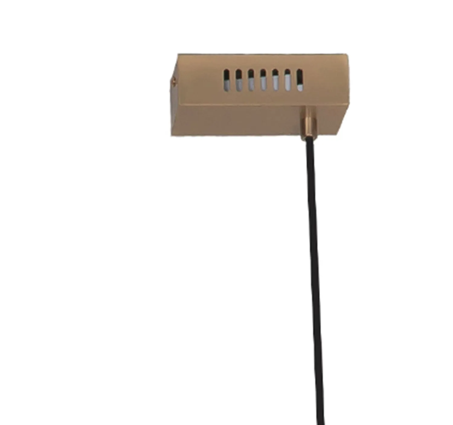 Lampa wisząca BOOGIE 88 cm- LED, złota listwa z czarnym akcentem - obrazek 6