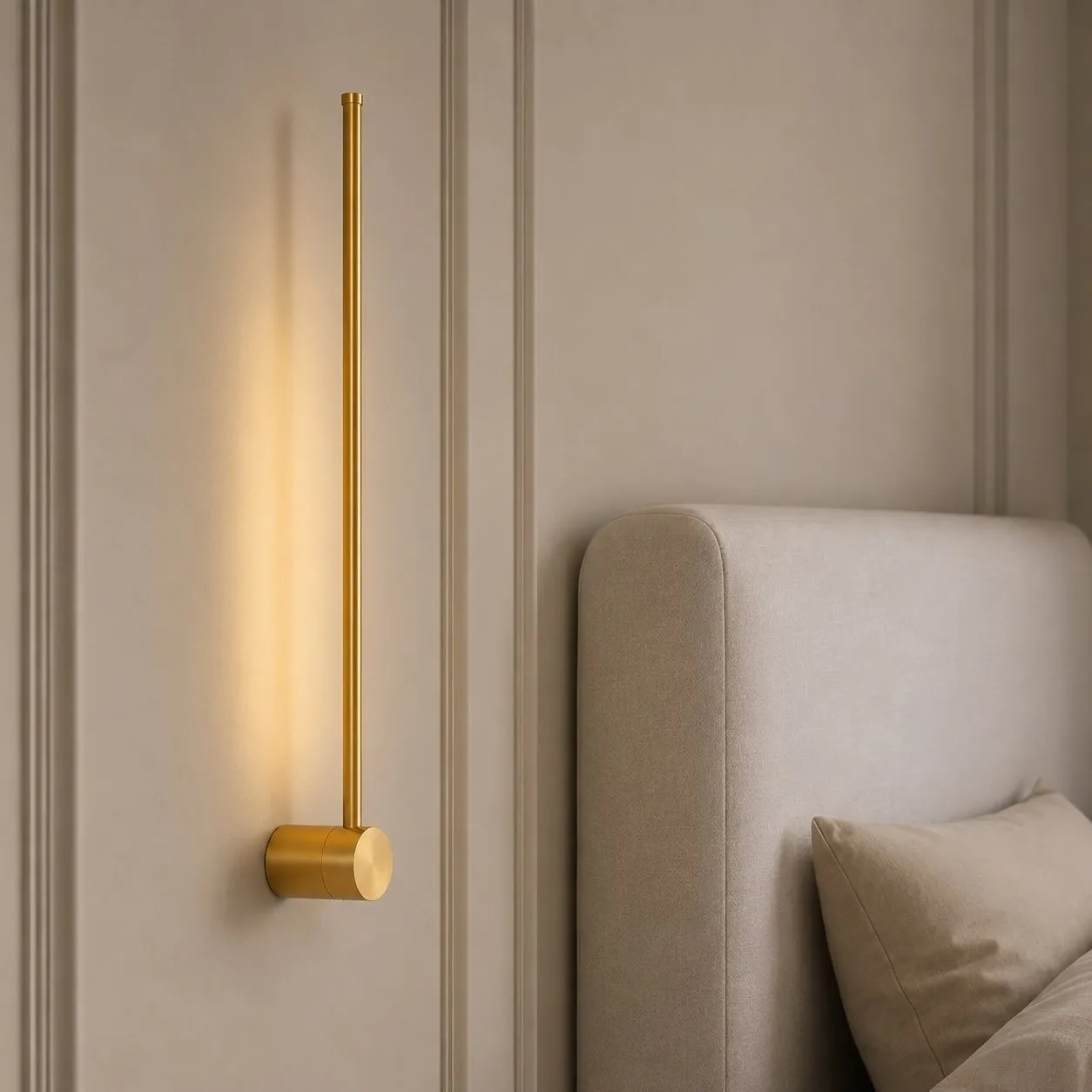 Lampa ścienna SPARO 60 cm LED złoty szczotkowany - obrazek 2