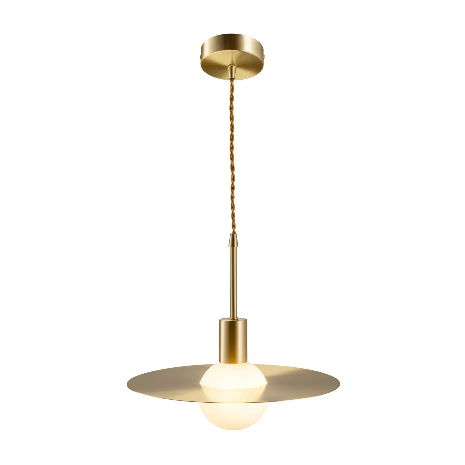 Lampa wisząca JUPITER złota 30 cm - obrazek 3