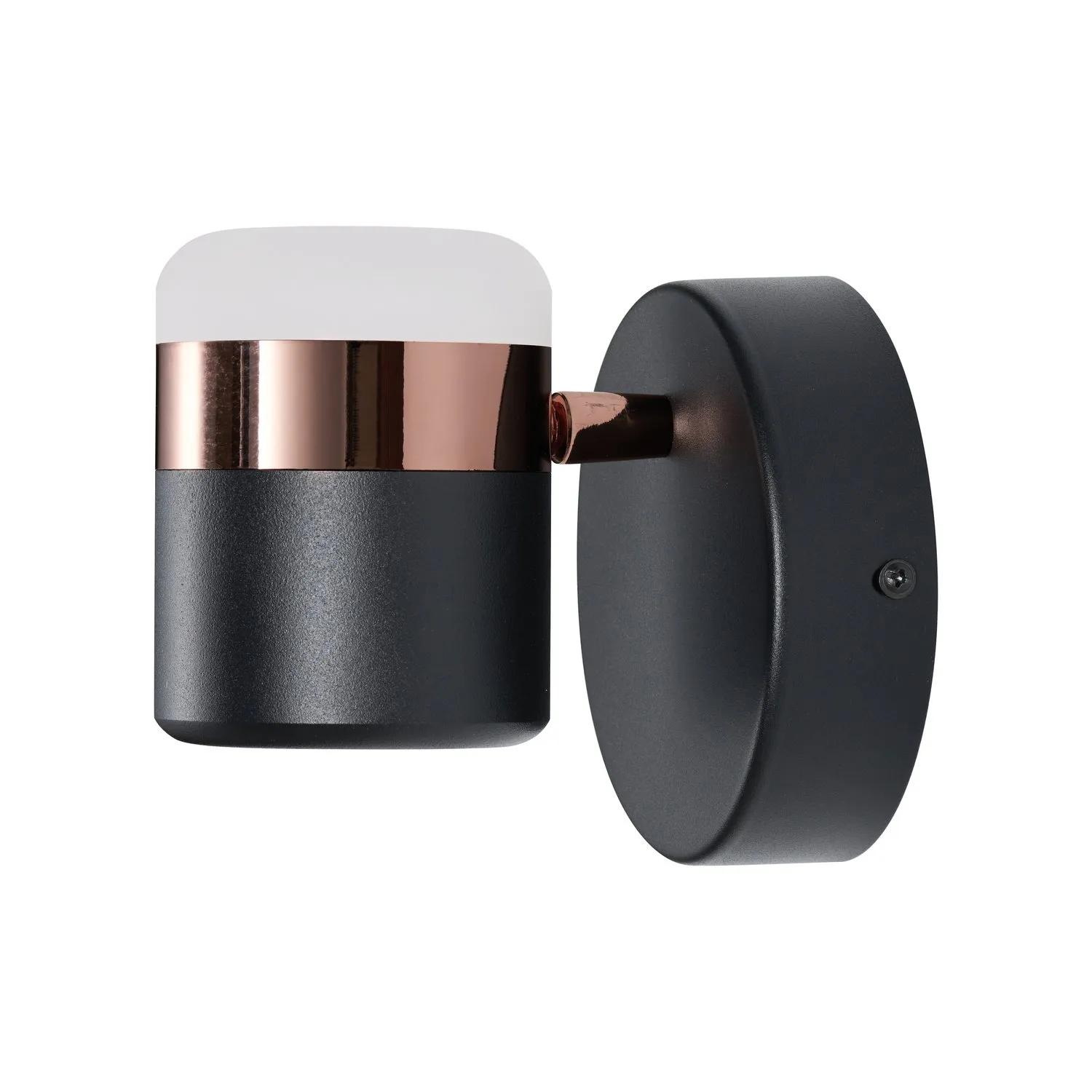 Lampa ścienna POCCO LED czarna 14 cm - obrazek 3
