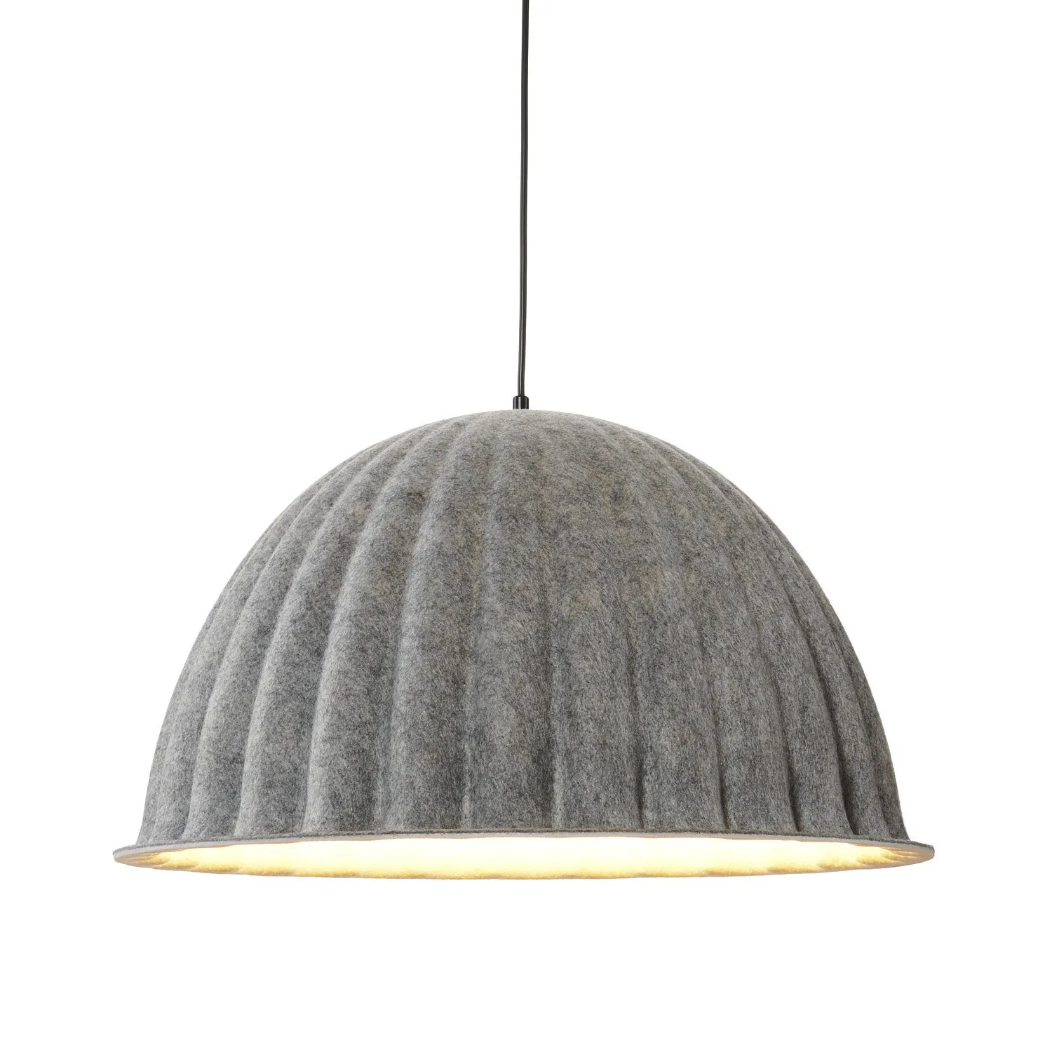 Lampa wisząca FELT filc szary 55 cm - obrazek 12