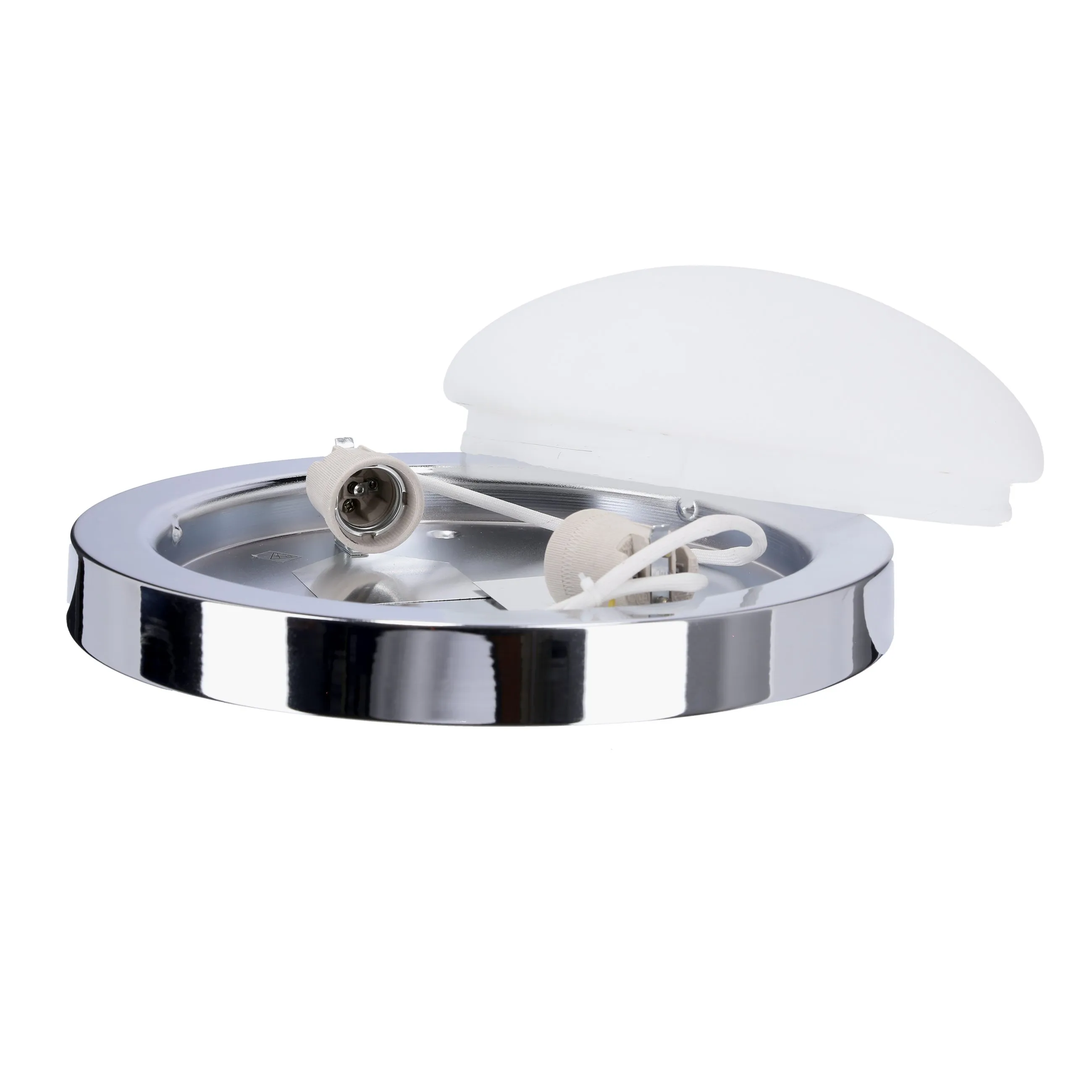 RODA LAMPA SUFITOWA PLAFON 325 2X60W E27 CHROM IP44 - obrazek 3