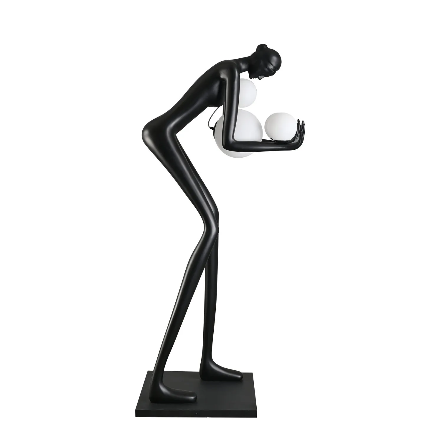 Lampa podłogowa WOMAN-2 BLACK czarna 190 cm - obrazek 10