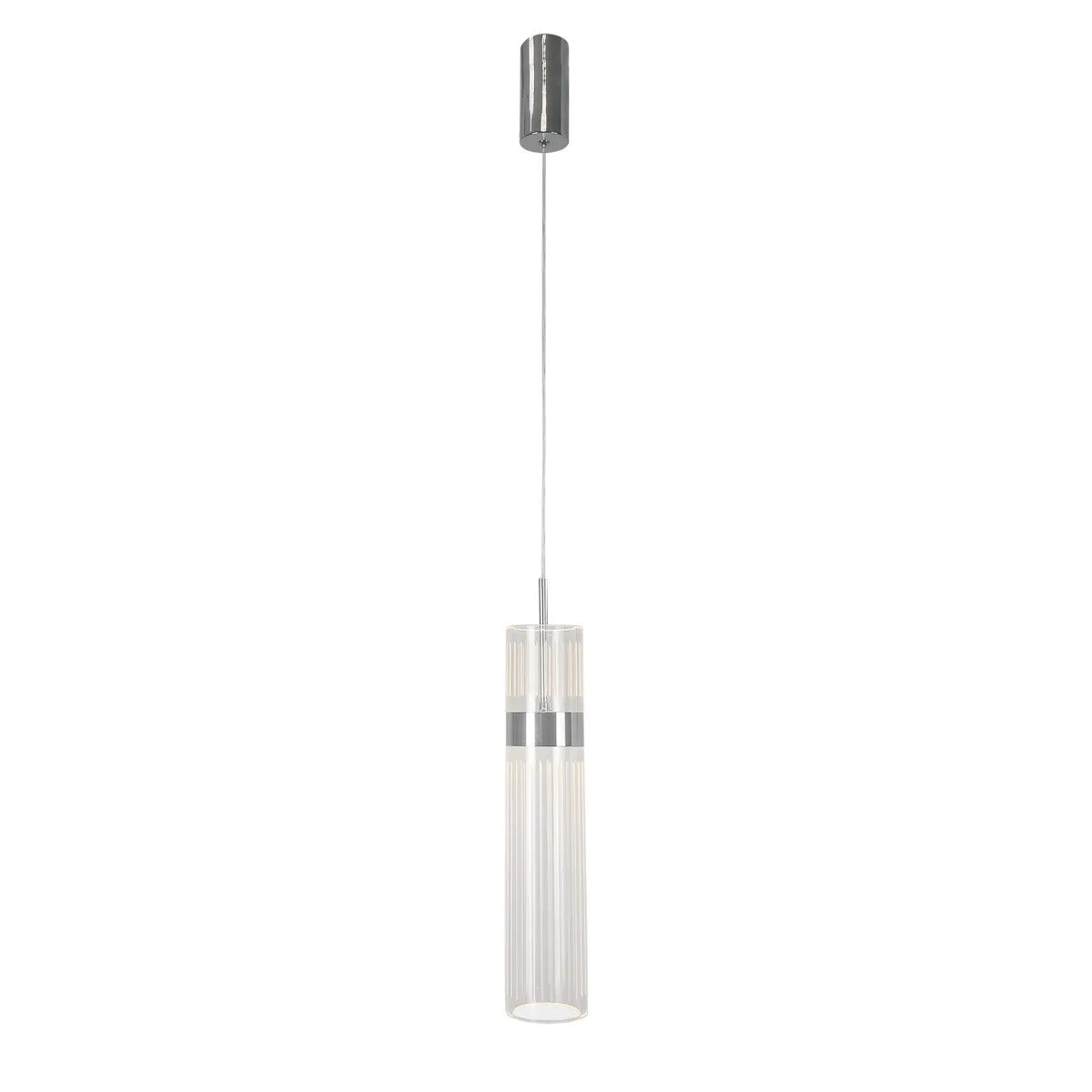 Lampa wisząca Ambiente srebrna LED CCT