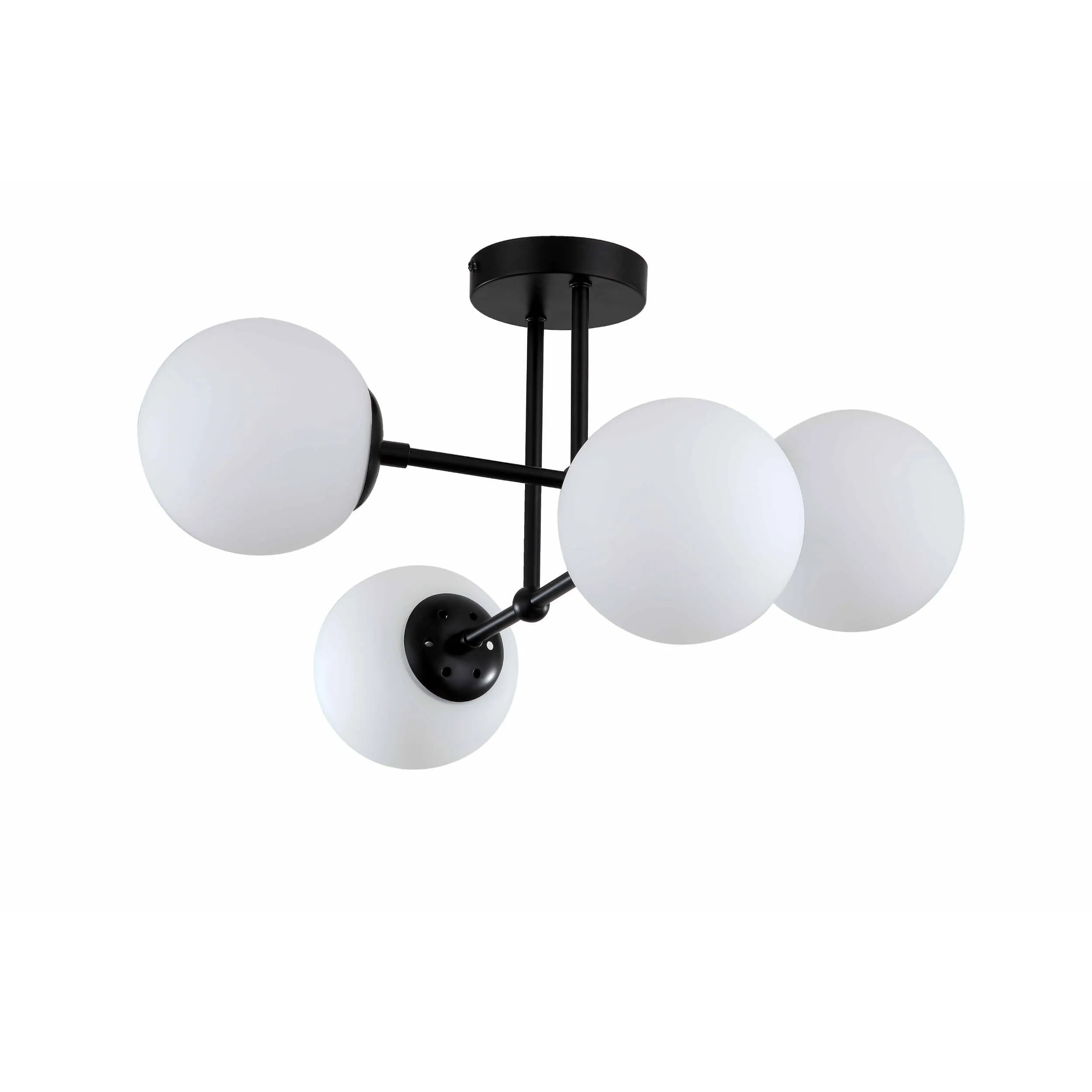 Lampa wisząca Roma 4 czarna 4xE14