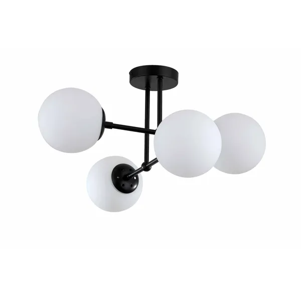 Lampa wisząca Roma 4 czarna 4xE14