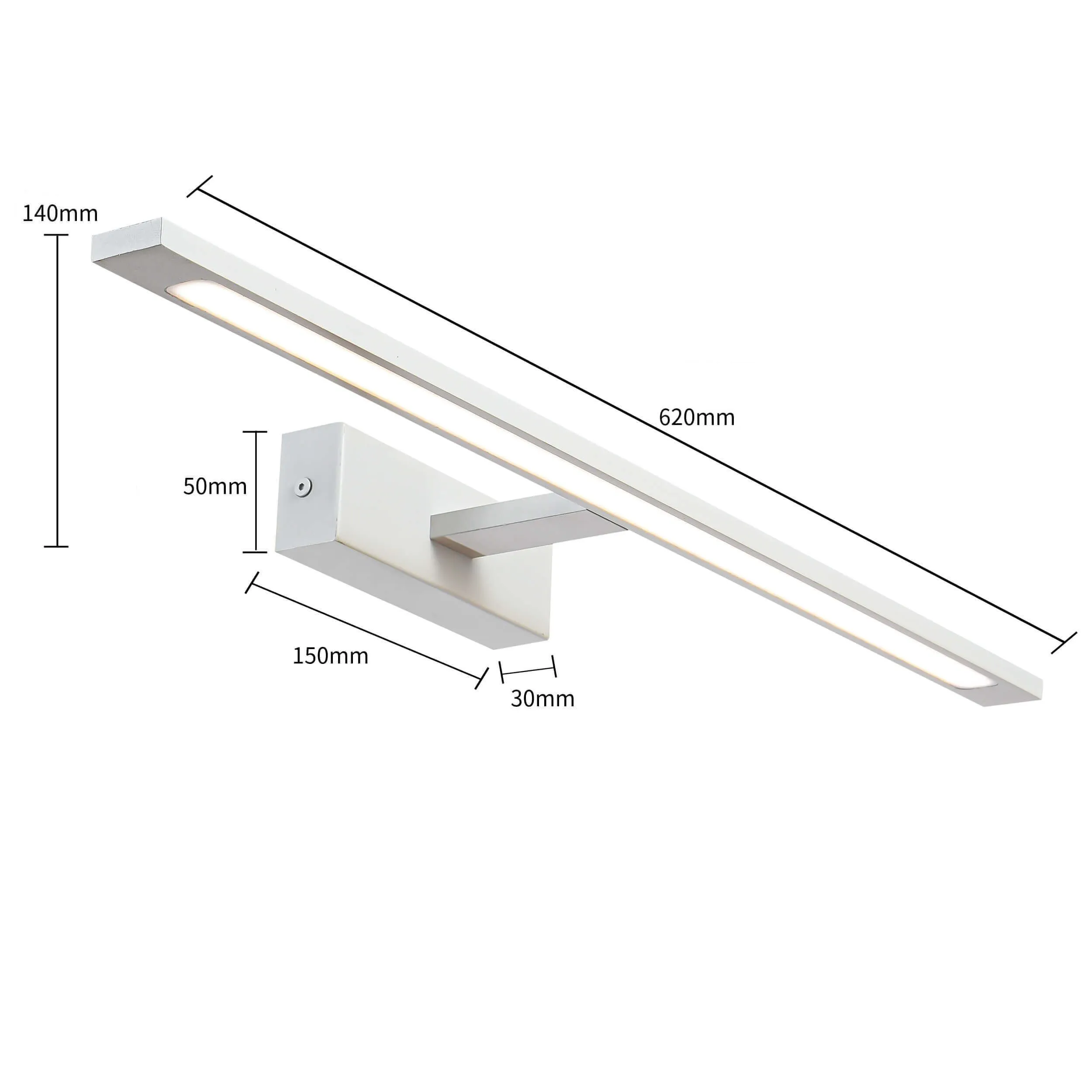 Kinkiet Isla biały 62cm IP44 LED CCT - obrazek 8