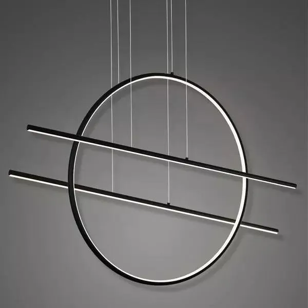 Lampa wisząca Linea No.3 czarna 4k - obrazek 6