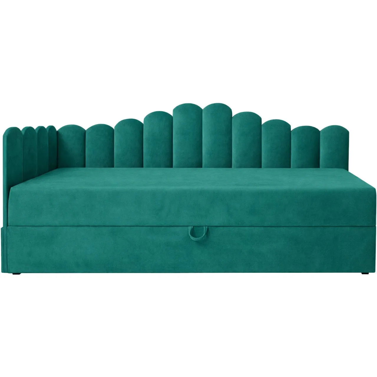Łóżko dziecięce tapicerowane 80x200 NELA royal 33 lewe - obrazek 2