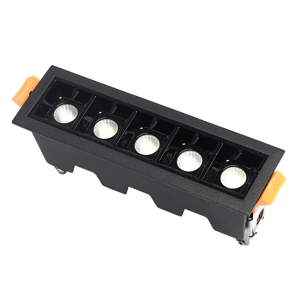 Lampa liniowa Led podtynkowa 10W 3000K czarna JDL-5T
