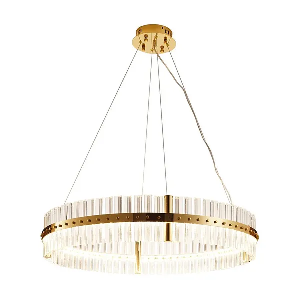 Lampa wisząca AURA 85 cm złoty połysk