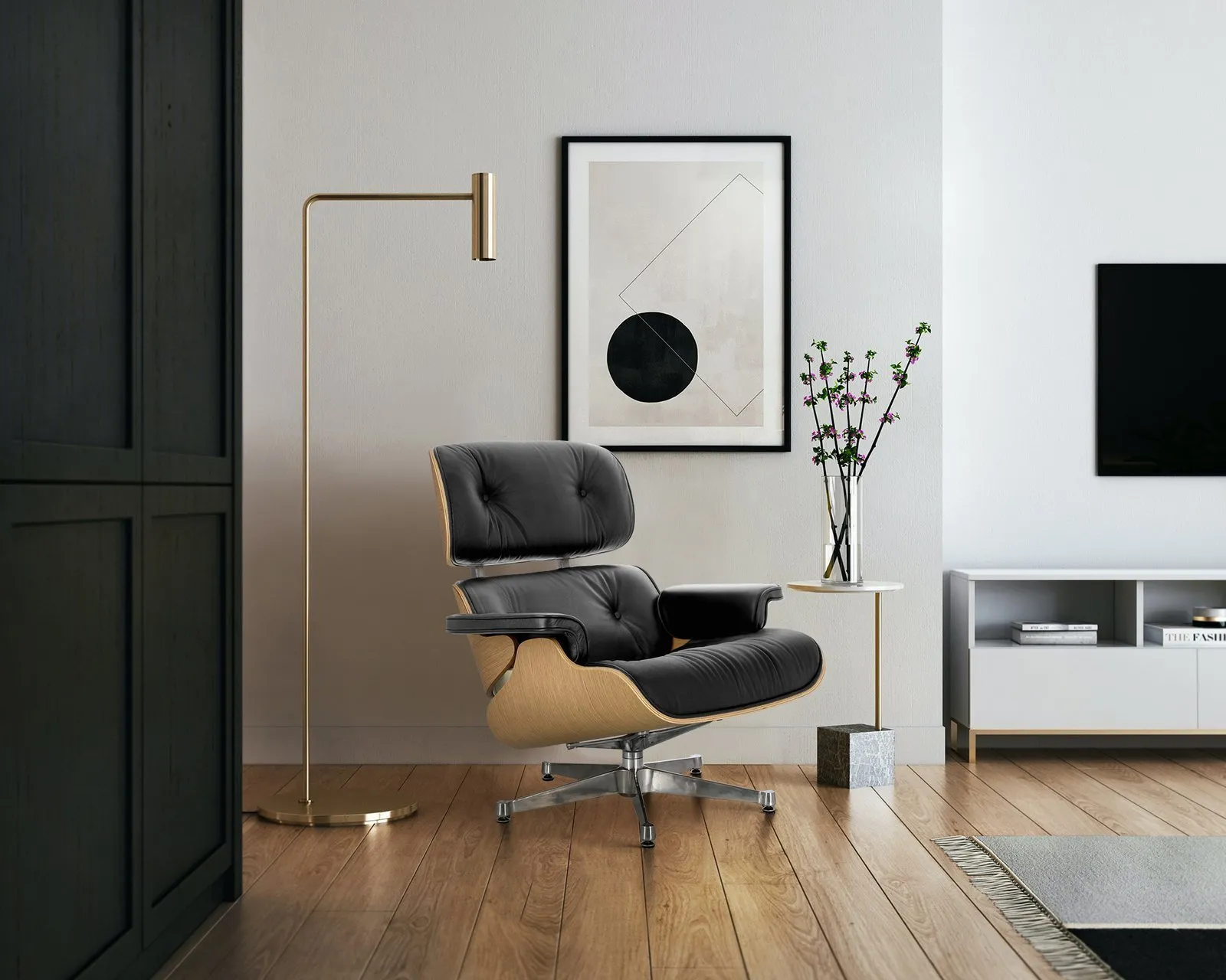 Fotel Vip czarny/natural oak/standard ba se - obrazek 12