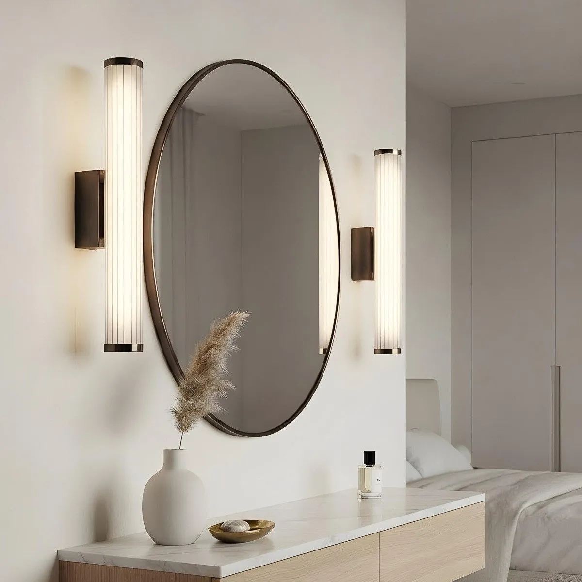 Kinkiet Vena 45 cm coffe LED CCT - obrazek 5
