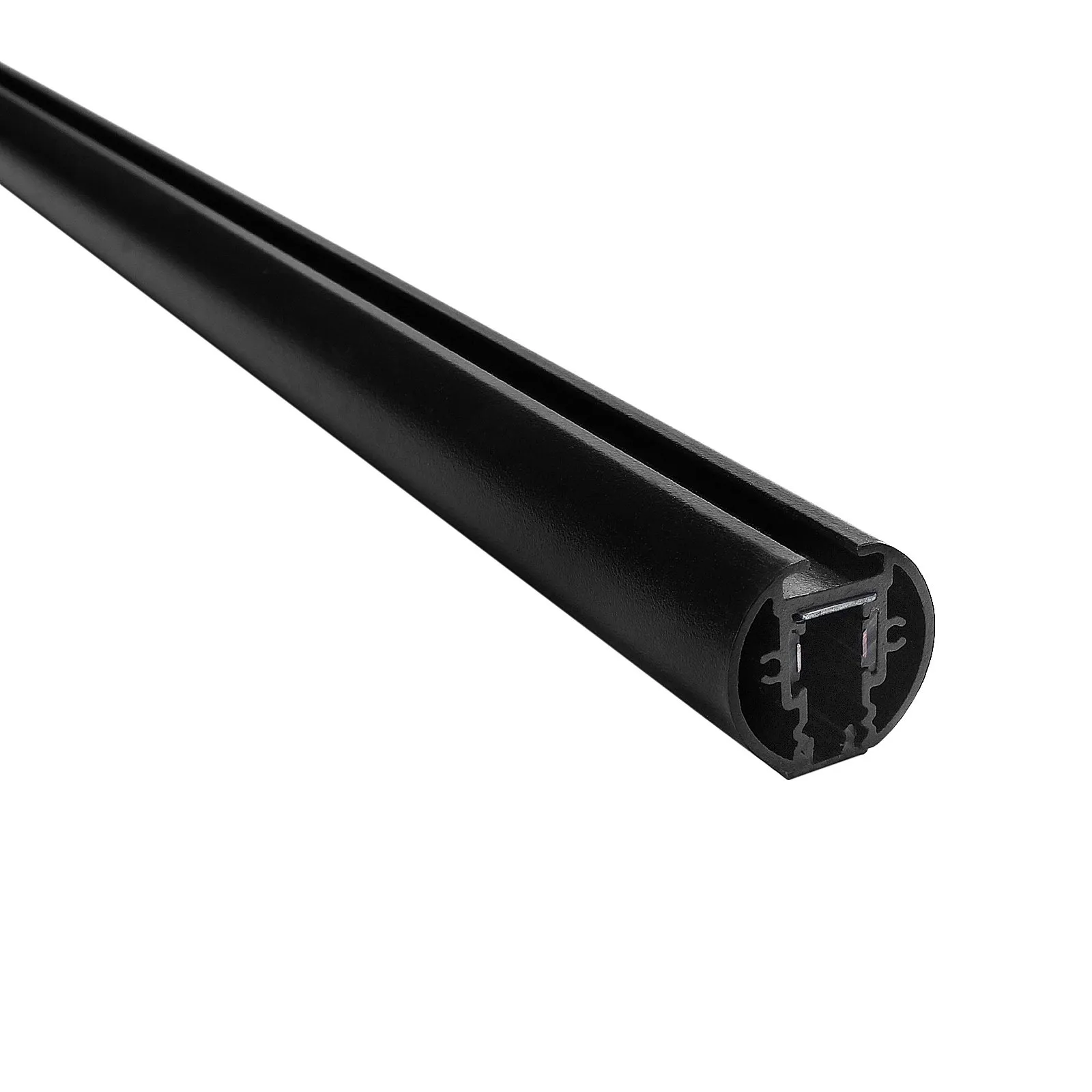 Szyna Magnetyczna Natynkowa okrągła UN5-O Micro Magnetic 200cm czarna - obrazek 2