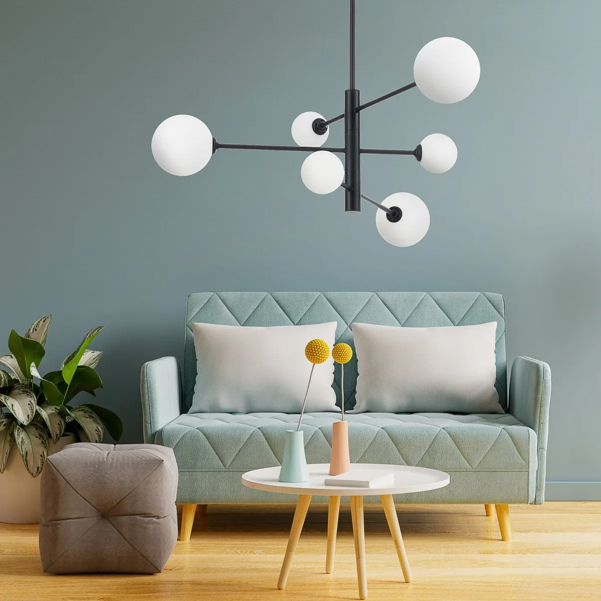 Lampa wisząca Dorado czarna 6xG9 - obrazek 3