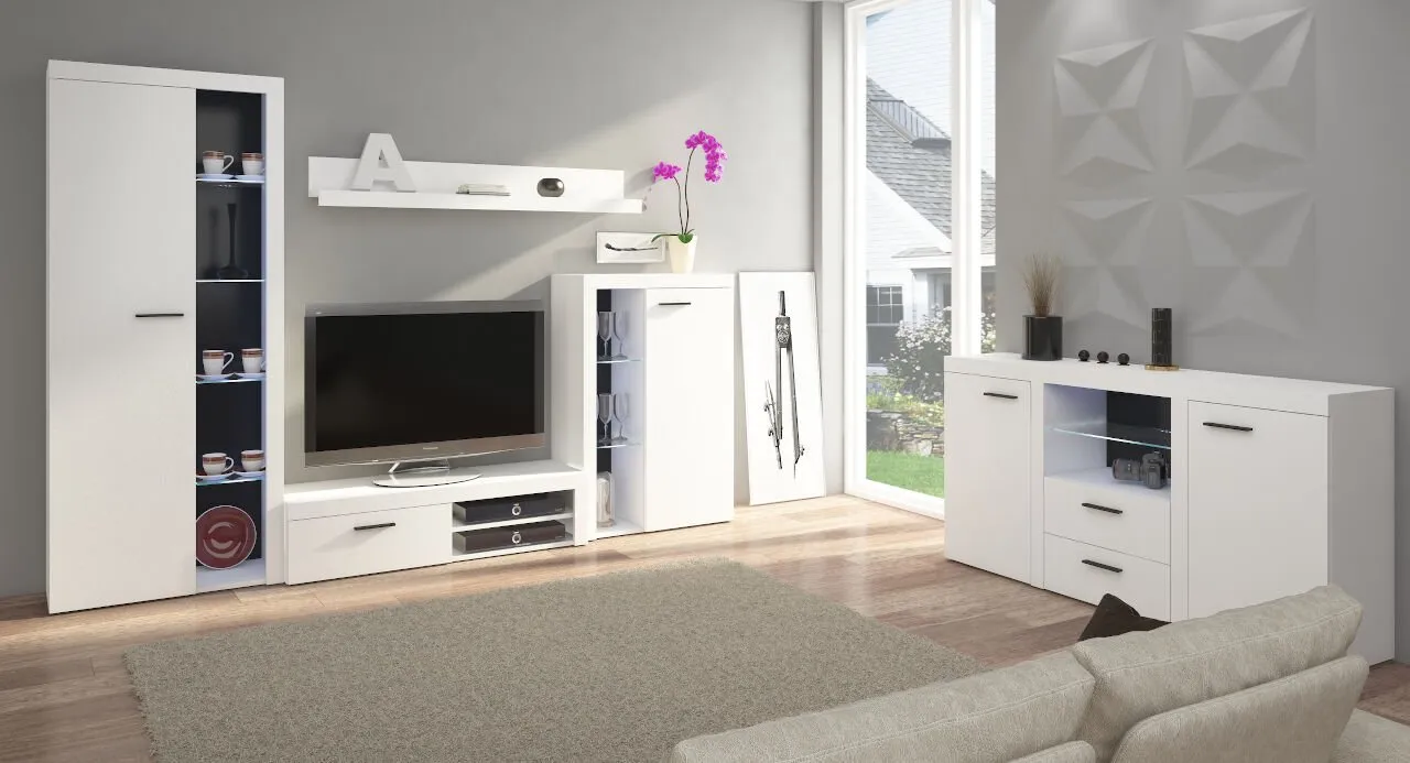 Komoda RODOS 3D biały - obrazek 4