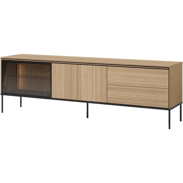 Komoda RTV 197 VISSO VI08 dąb linearny