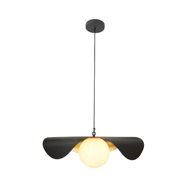 Lampa wisząca ENZO 80 cm - czarno złota
