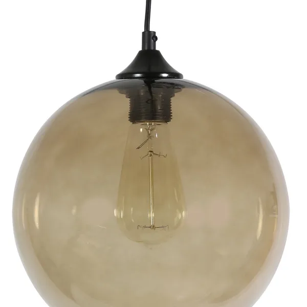 LAMPA WISZĄCA EDISON 25 1X60W E27 BRĄZOWY