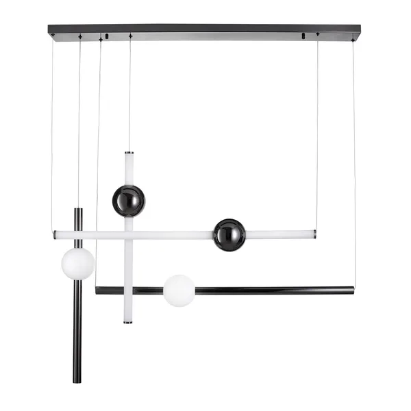 Lampa wisząca O-LINE L-4 LED czarna 110 cm