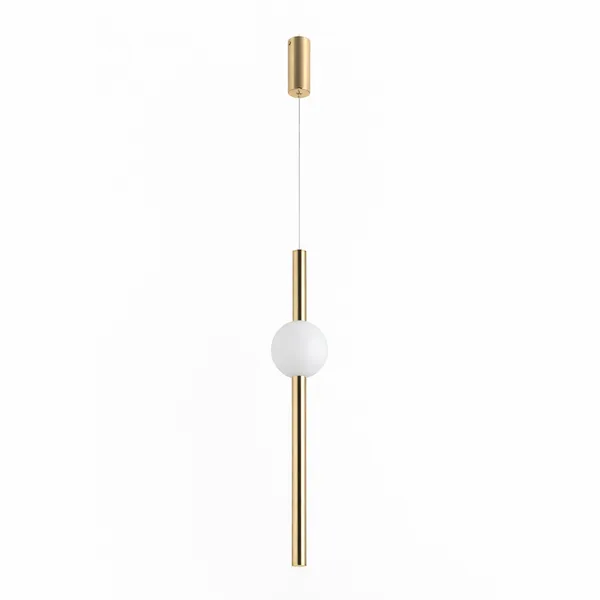 Lampa wisząca O-LINE 63 - LED, 63 cm, złoty połysk