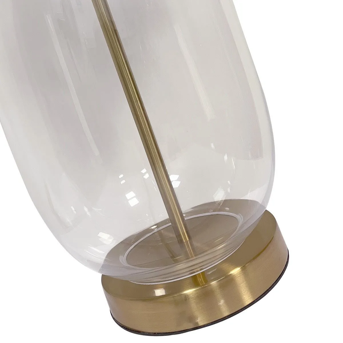 Lampa stołowa Amur czarno - transparentna 1xE27 - obrazek 4