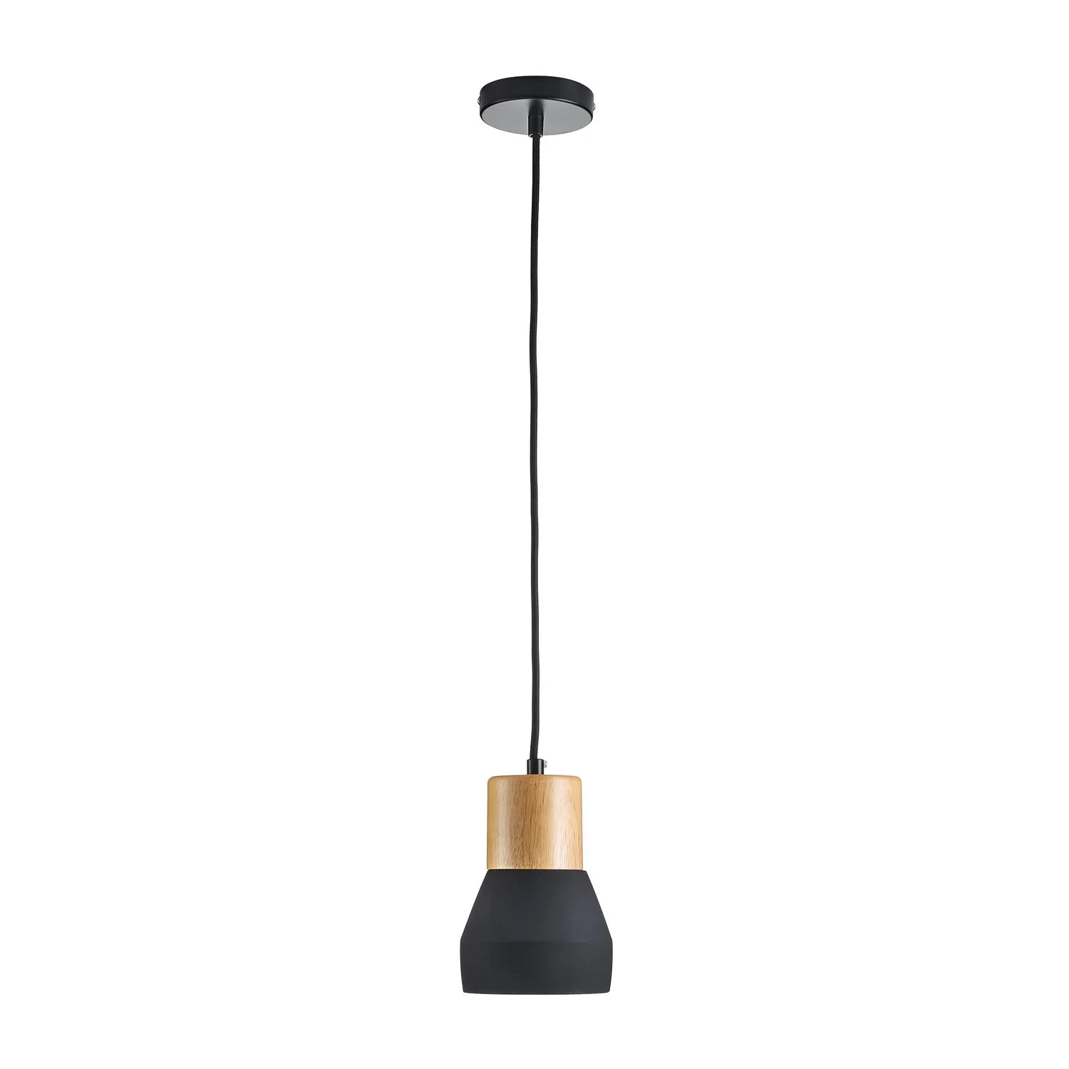 Lampa wisząca betonowa czarna 12 cm CONCRETE