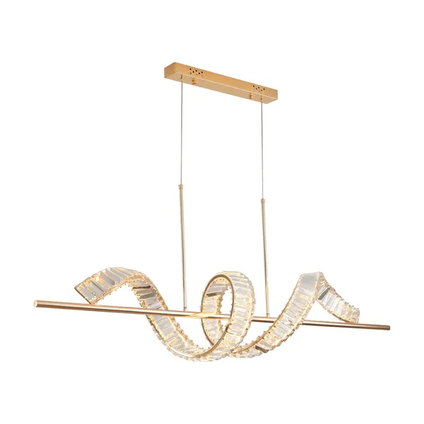 Lampa wisząca RITZ LED różowe złoto 150 cm