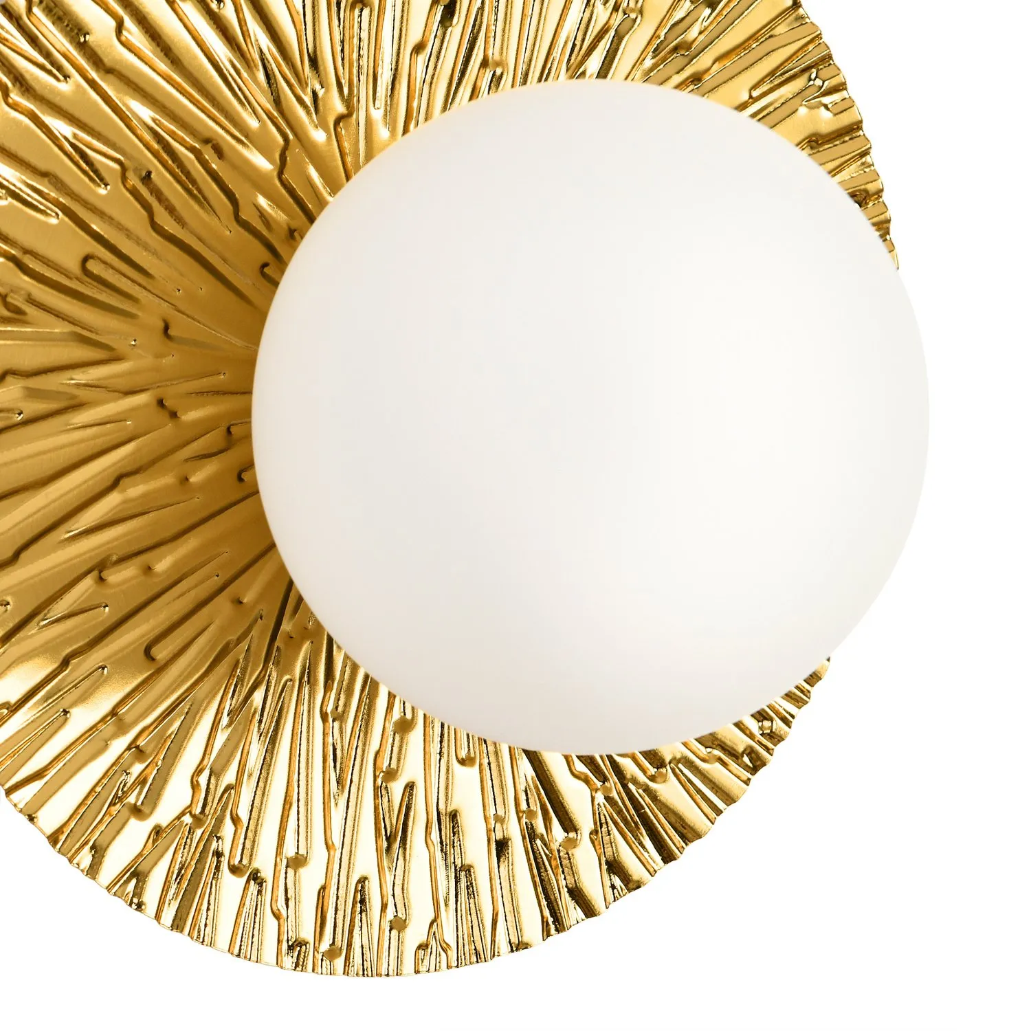 Lampa ścienna SUN L złota 40 cm - obrazek 8