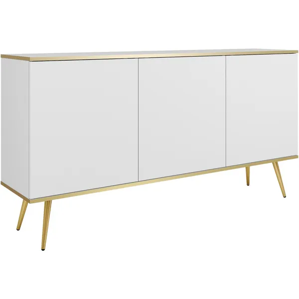 Komoda ARA K160 biały + złoty