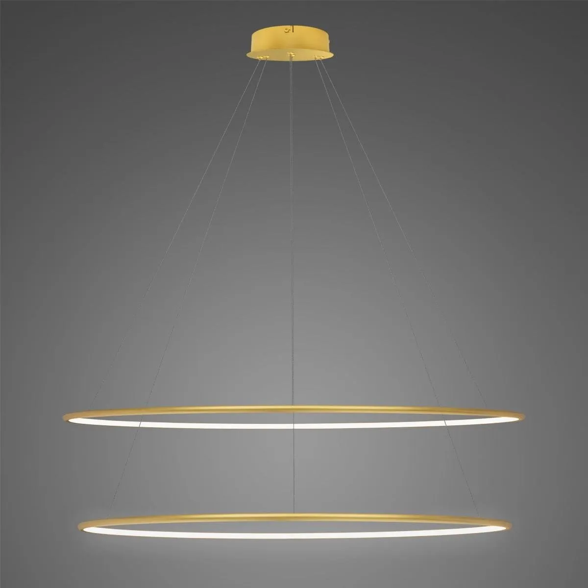 Lampa Ledowe Okręgi No.2 120cm 4k złota Dali - obrazek 2