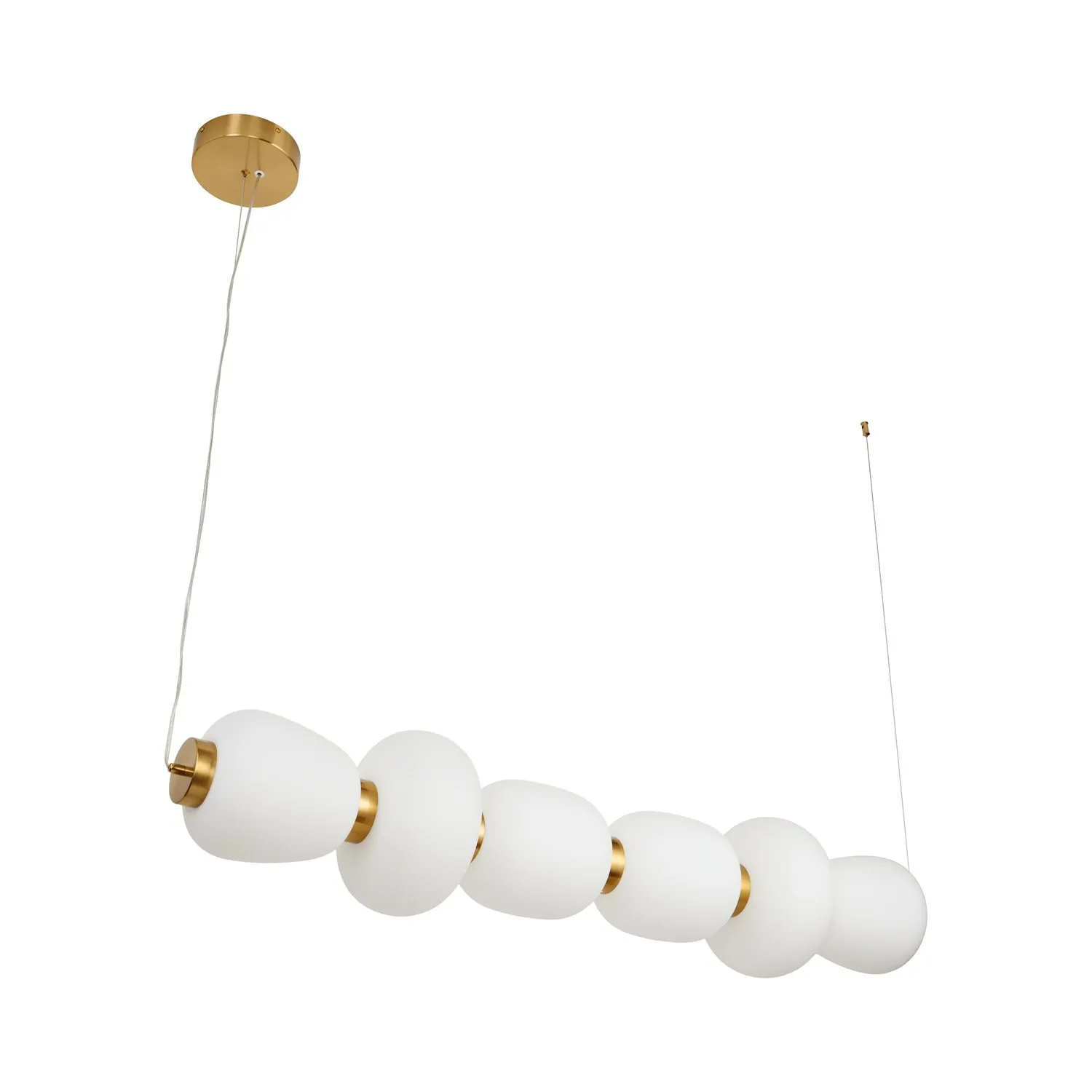 Lampa wisząca BRILLA-6, 125 cm, złota - obrazek 8