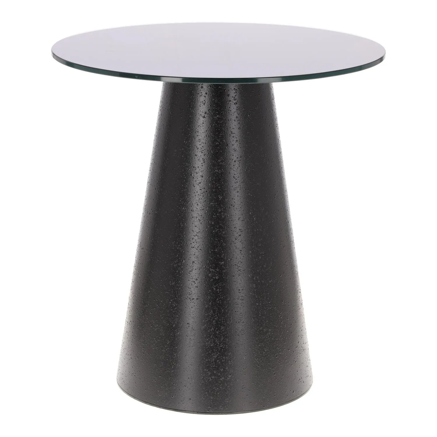 Stolik kawowy Soleilo szklany okrągły 60cm czarny - obrazek 9