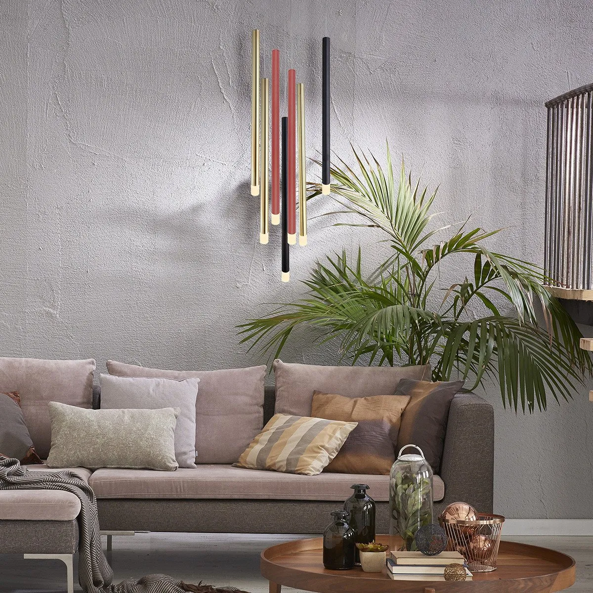 Lampa wisząca Lungo 7 kolor mix 7xG9 - obrazek 3
