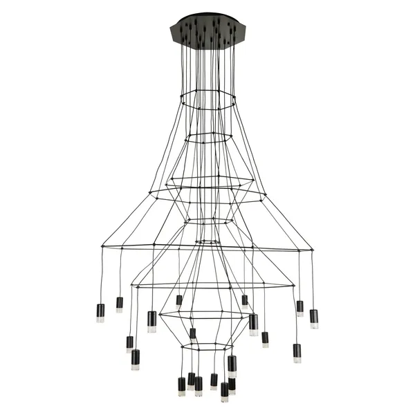 Lampa wisząca LINEA-20 czarna 120cm