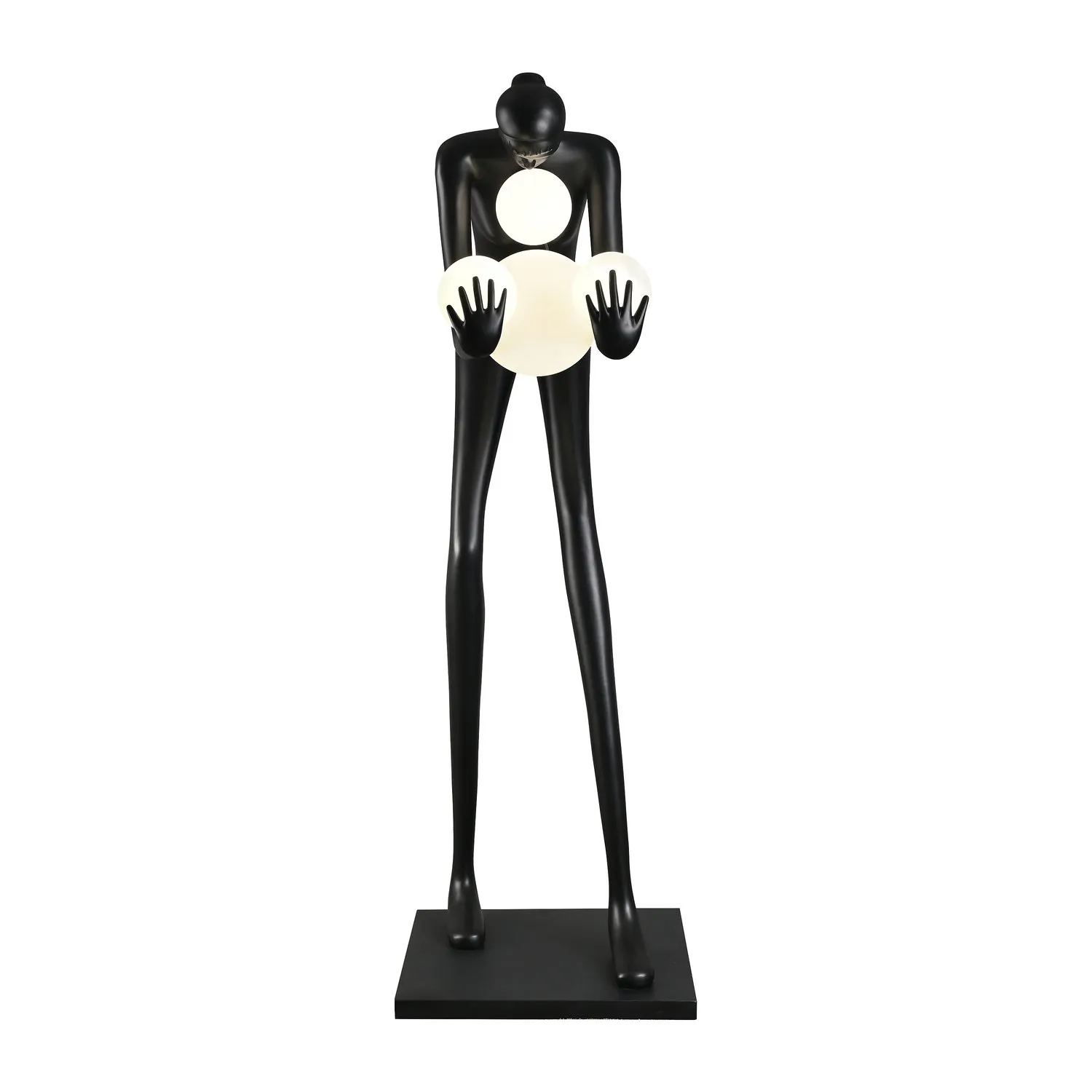 Lampa podłogowa WOMAN-2 BLACK czarna 190 cm - obrazek 3