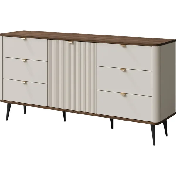 Komoda 1D6SZ APERTA 09 kaszmir / orzech