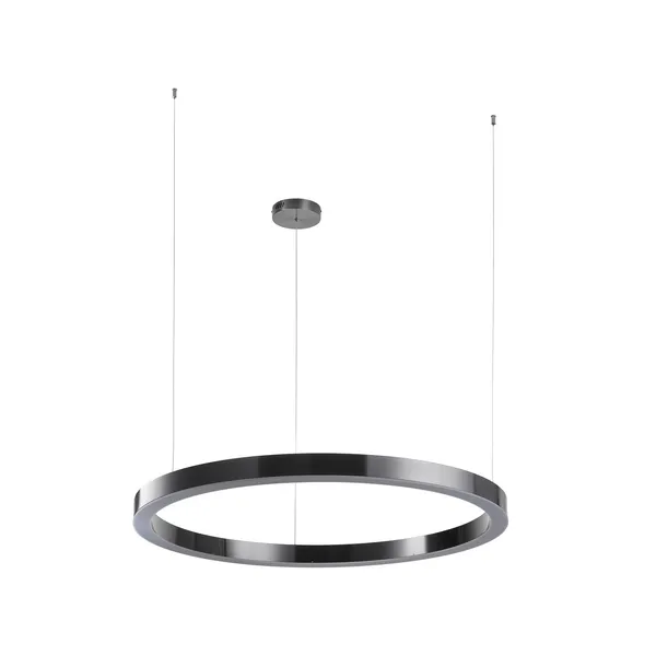 Lampa wisząca CIRCLE 100 cm - LED, ring tytan szczotkowany